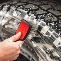 Detail Factory - Progrip Tire Scrub Brush Red/Black